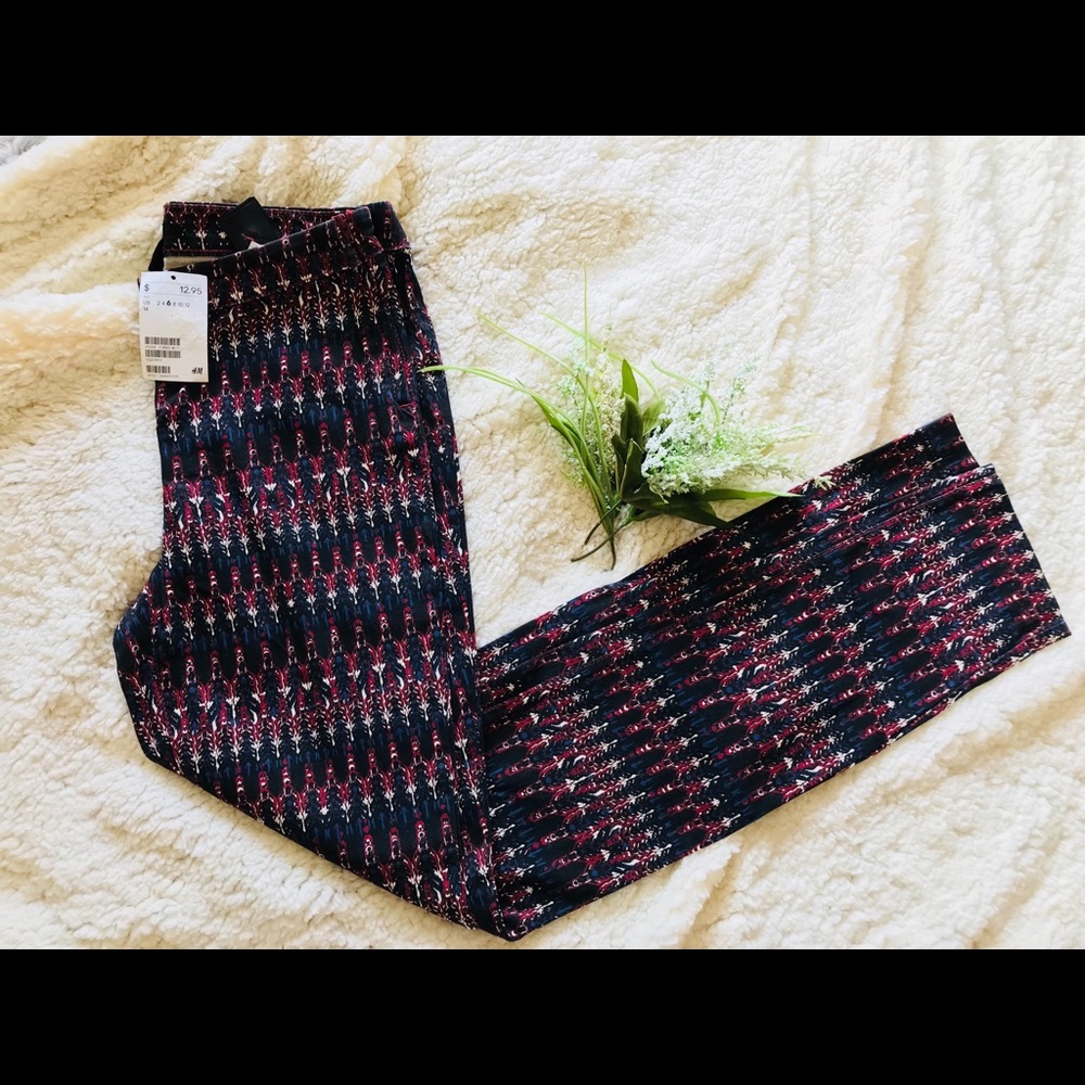 H & M patterned Pants